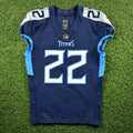 2021 Nike NFL Team-Issued Game Jersey Tennessee Titans Derrick Henry Sz. 44 L-BK