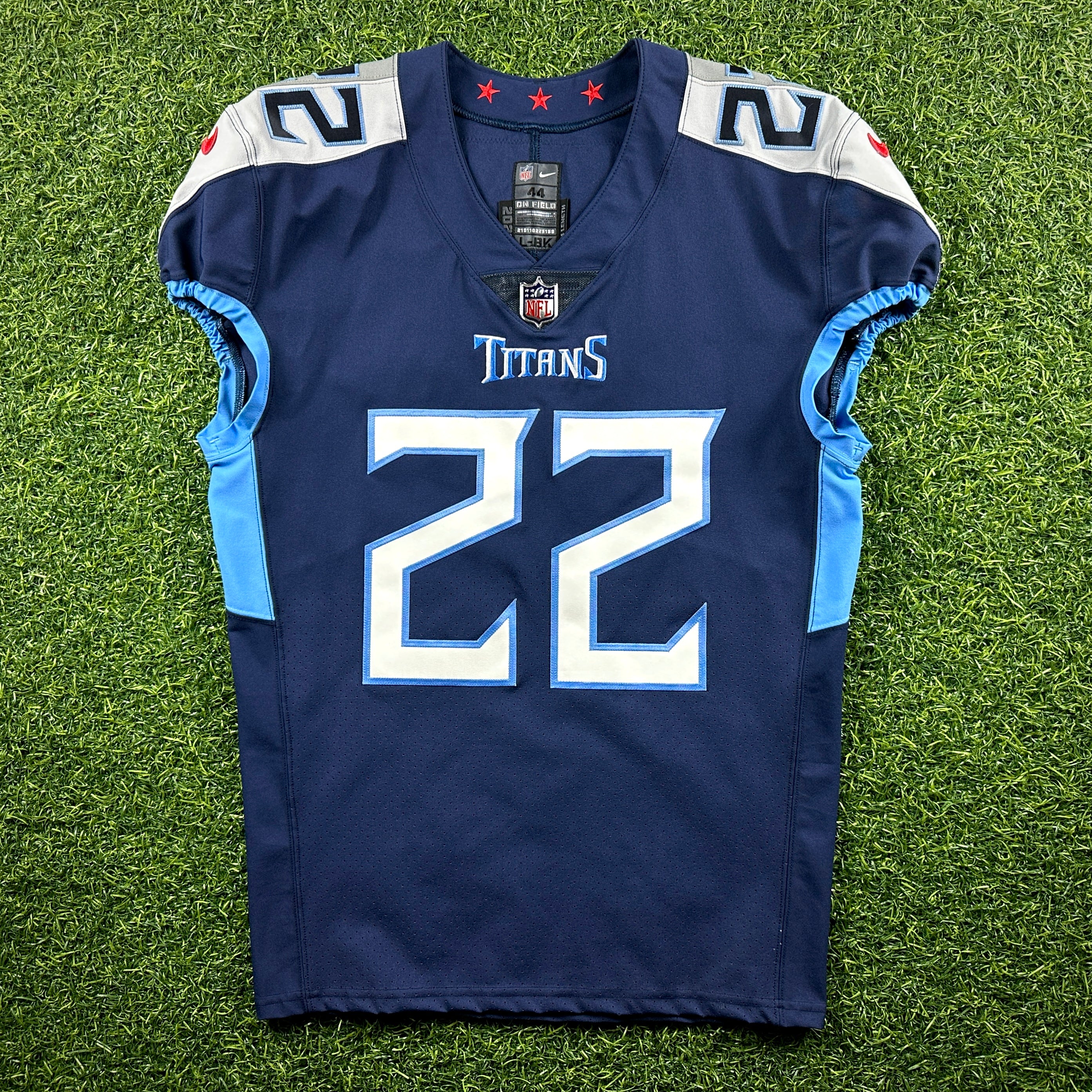 2021 Nike NFL Team-Issued Game Jersey Tennessee Titans Derrick Henry Sz. 44 L-BK