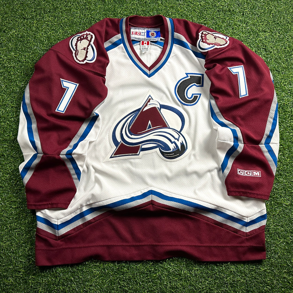 CCM NHL X NFL Mashup Jersey Colorado Avalanche John Elway Sz. 2XL Denver Broncos