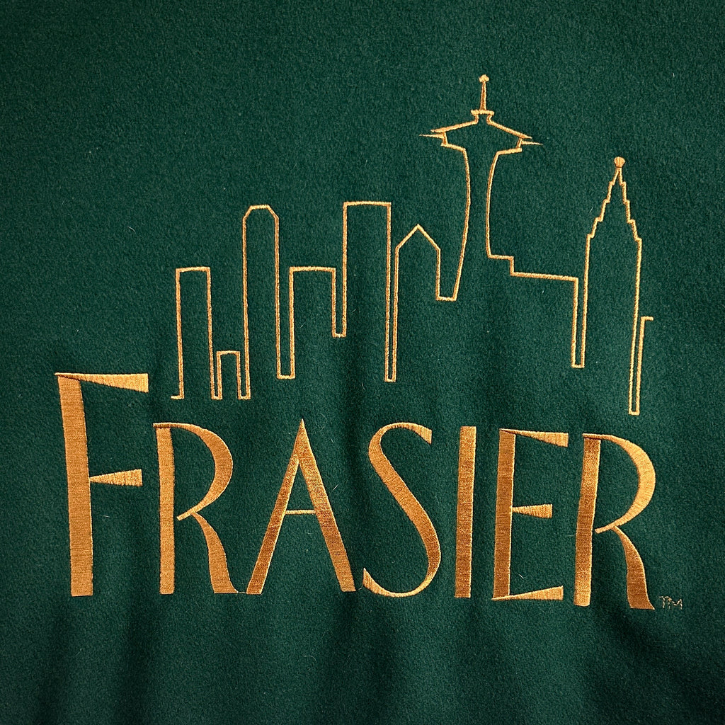 Paramount Pictures NBC Frasier Cast & Crew Jacket Sz. L 90’s Vintage Leather