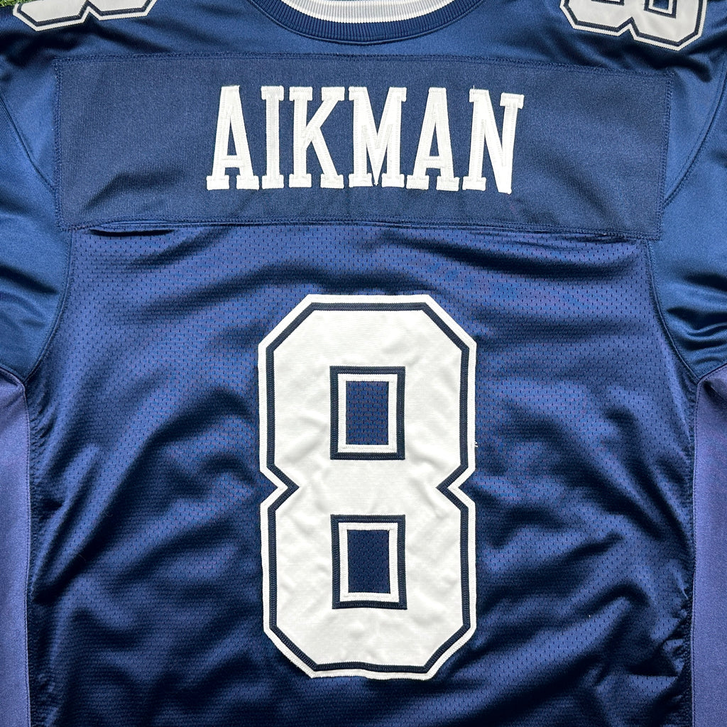 1999 Nike NFL Authentic Jersey Dallas Cowboys Troy Aikman Sz 52 Vintage