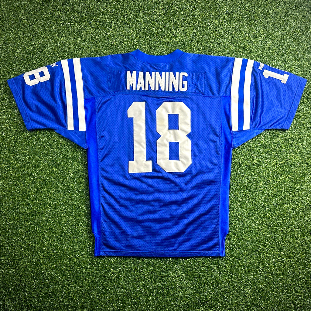 2000 Puma NFL Authentic Jersey Indianapolis Colts Peyton Manning Sz. 52 Vintage