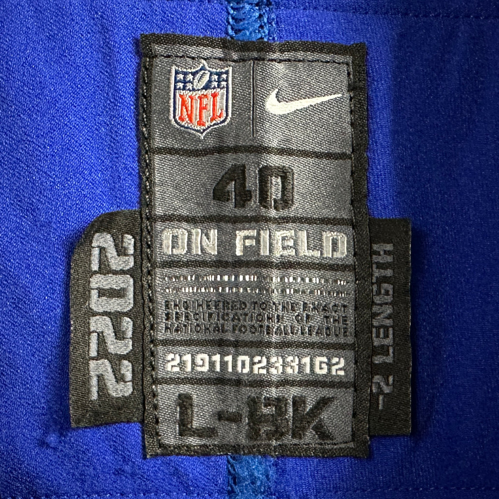 2021 Nike NFL Game-Used Jersey Buffalo Bills Nick McCloud Sz. 40 Team COA