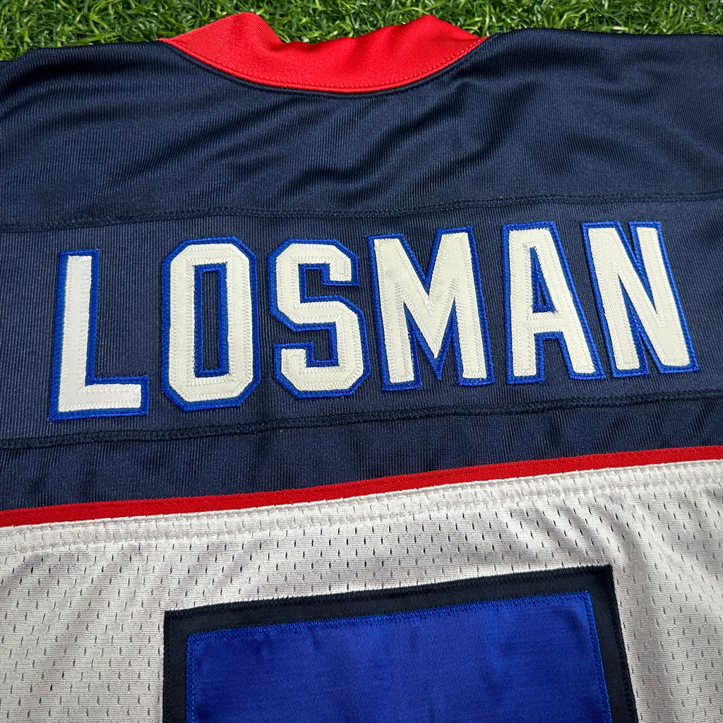 2006 Reebok NFL Team Issued Game Jersey Buffalo Bills JP Losman Sz. 46 Vintage
