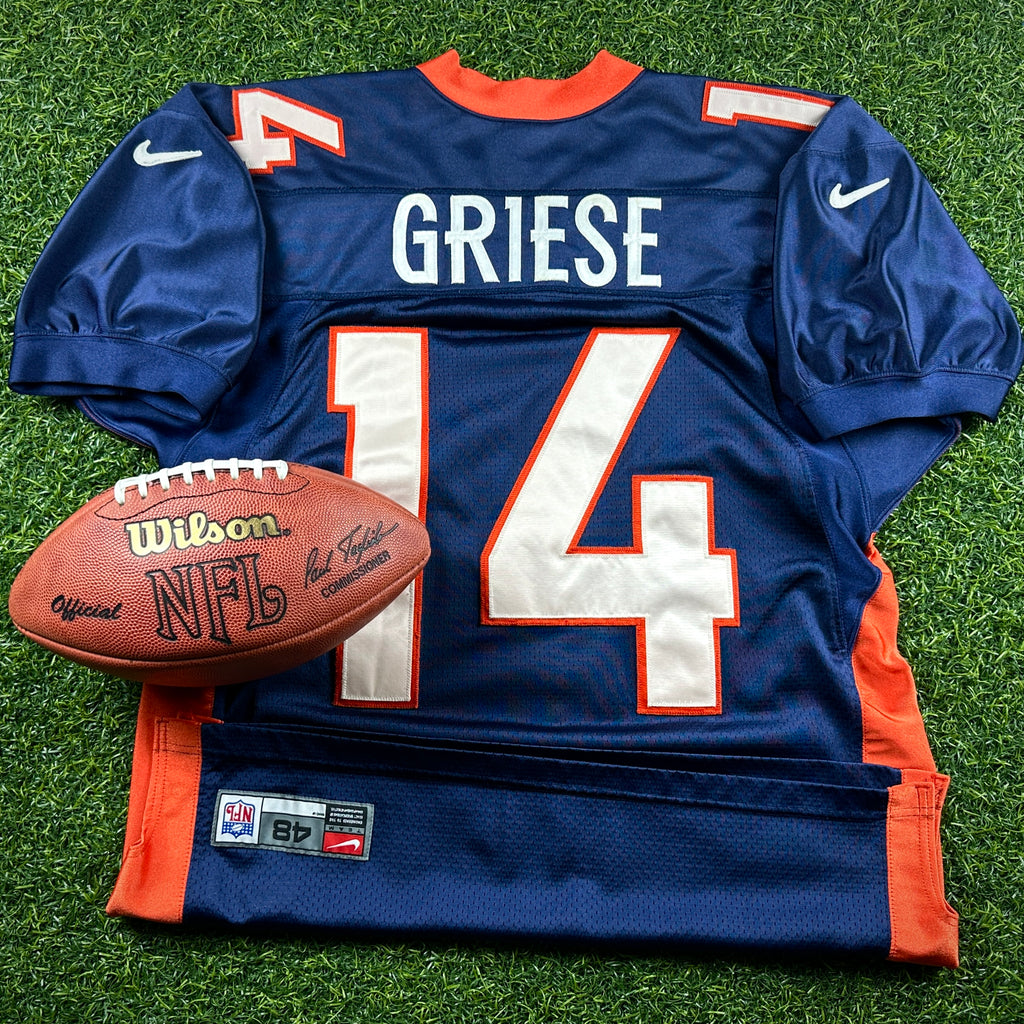 2000 Nike NFL Authentic Jersey Denver Broncos QB Brian Griese Sz. 48 Vintage