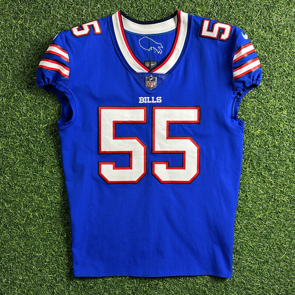 2022 Nike NFL Game-Issued Jersey Buffalo Bills Boogie Basham Sz. 44 Team COA