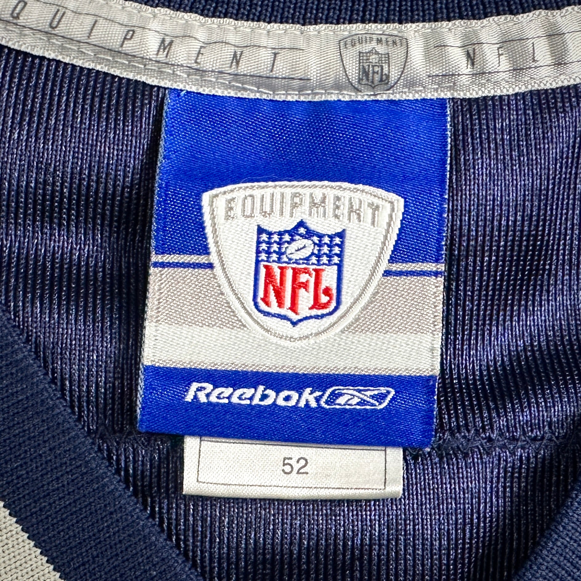 2004 Reebok NFL Authentic Jersey New England Patriots Corey Dillon Sz. 52 XXXVIII Banner Night