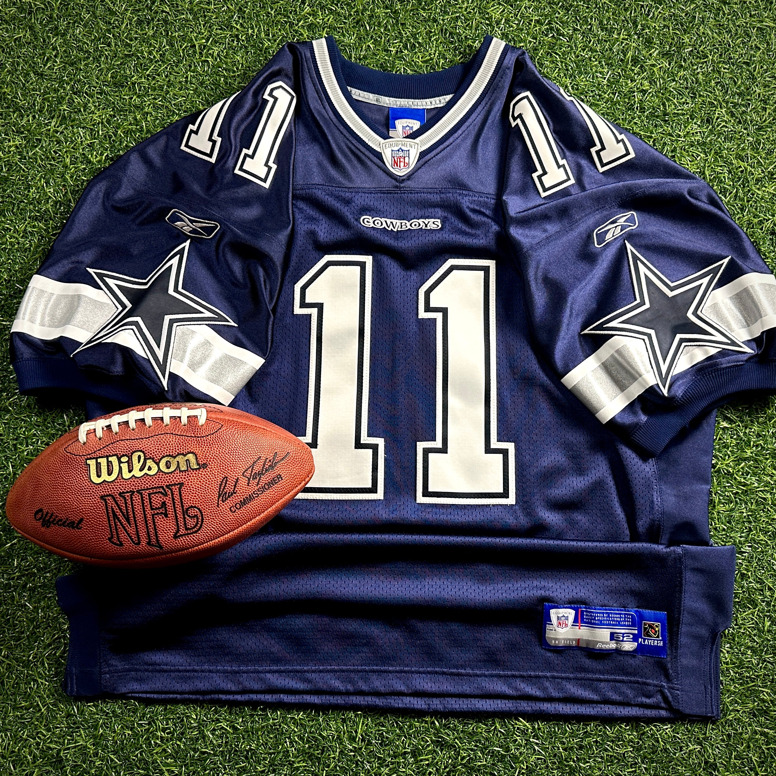 2005 Reebok NFL Authentic Jersey Dallas Cowboys Drew Bledsoe Sz. 52 Vintage