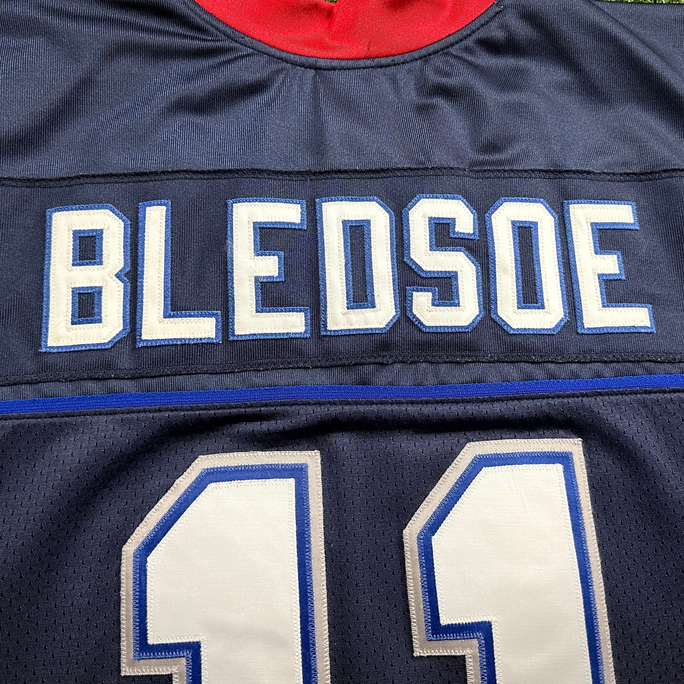 2002 Reebok NFL Authentic Jersey Buffalo Bills Drew Bledsoe Sz. 48 Vintage