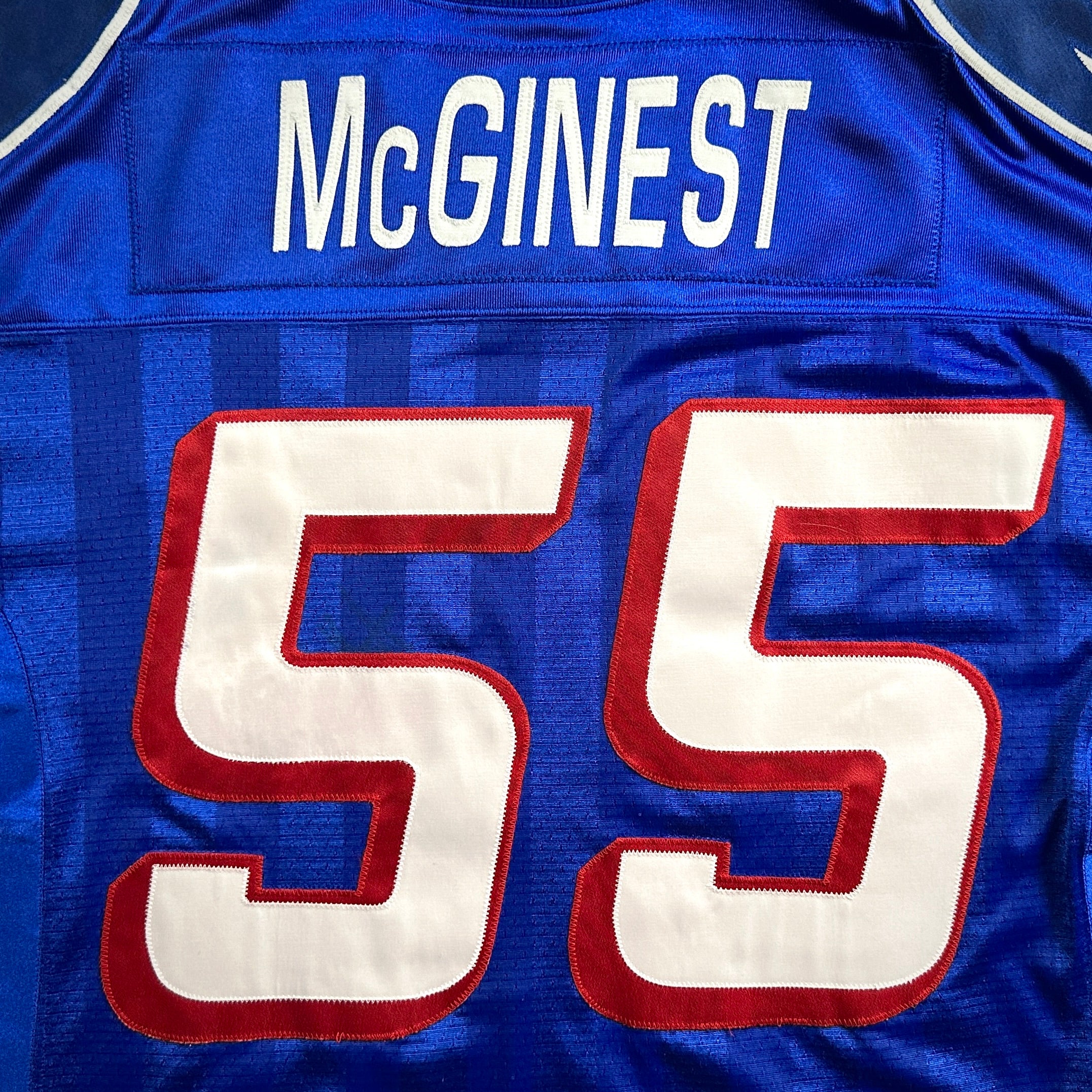 1995 Starter NFL Pro Line Jersey New England Patriots Willie McGinest Sz. 46 VTG