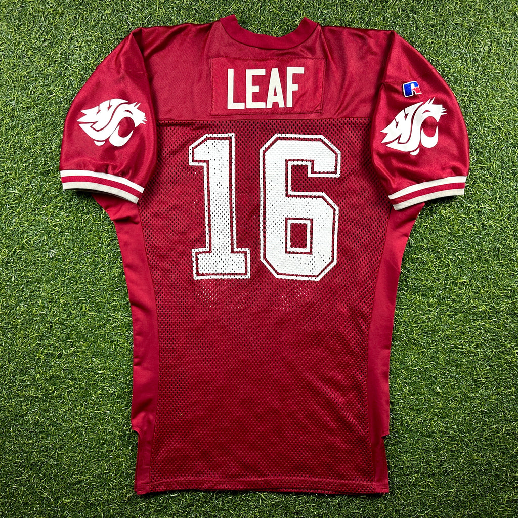 1997 Russell NCAA Team-Issued Game Jersey Washington State Cougars Ryan Leaf Sz. 50