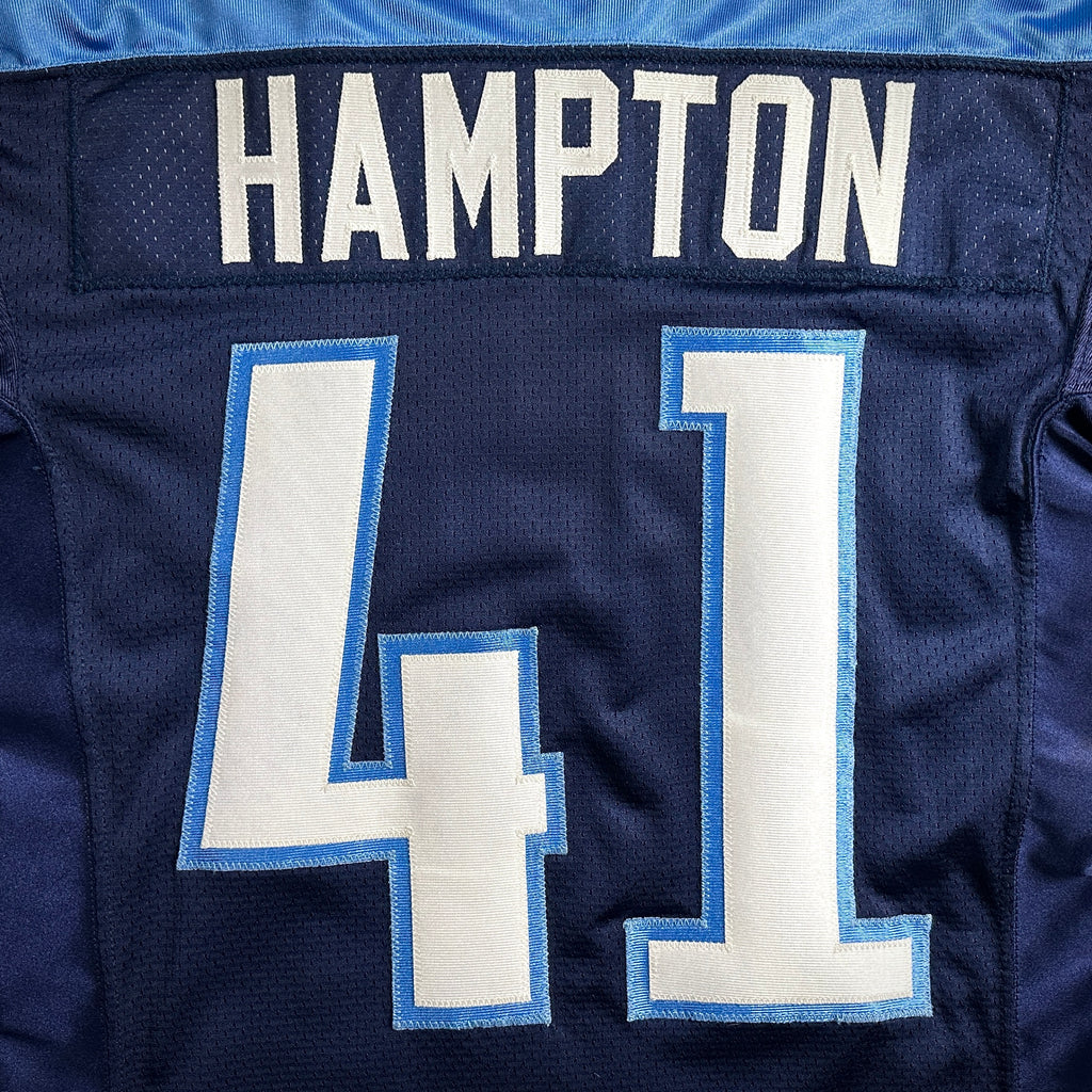 2003 Reebok NFL Game-Issued Jersey Tennessee Titans John Hampton Sz. 46 SMU