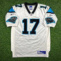 2003 Reebok NFL Authentic Jersey Carolina Panthers Jake Delhomme Sz. 48 Vintage