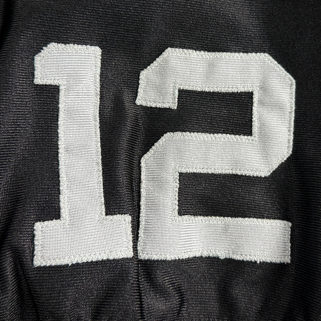 2001 Reebok NFL Authentic Jersey Oakland Raiders Rich Gannon Sz. 50 Vintage Helmet Tag