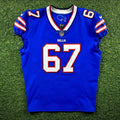 2020 Nike NFL Team-Issued Game Jersey Buffalo Bills Quinton Spain Sz. 50 LINE Team COA