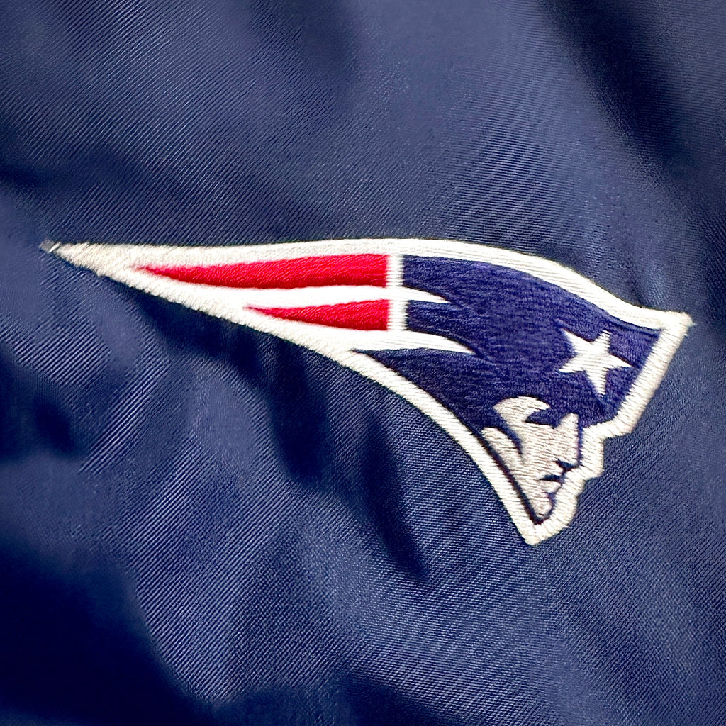 Rare! 2002 Reebok NFL Jacket New England Patriots Tom Brady 12 Sz. L Vintage