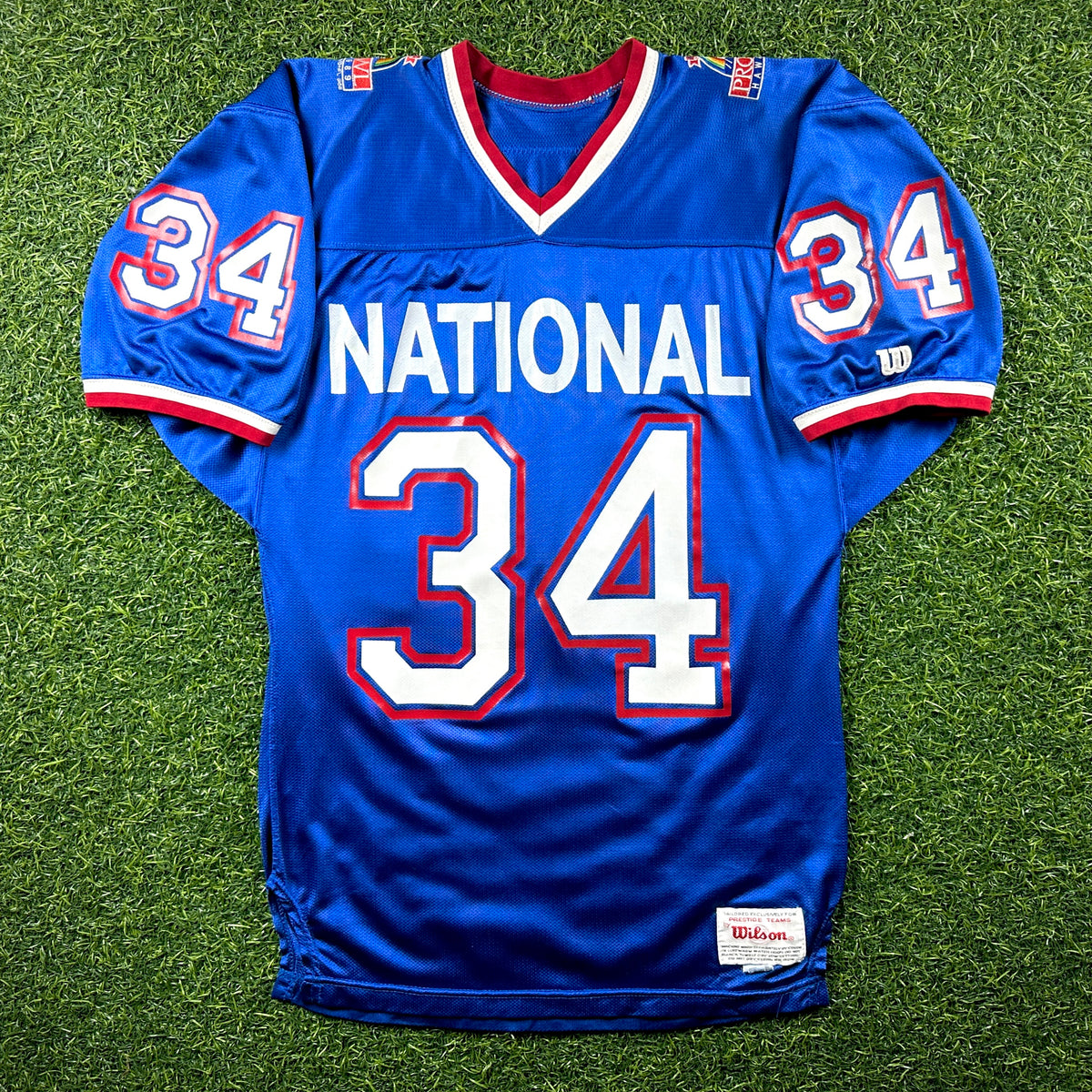 1989 Wilson NFL Team-Issued Pro Bowl Game Jersey NFC Dallas Cowboys Hershel Walker Sz. L