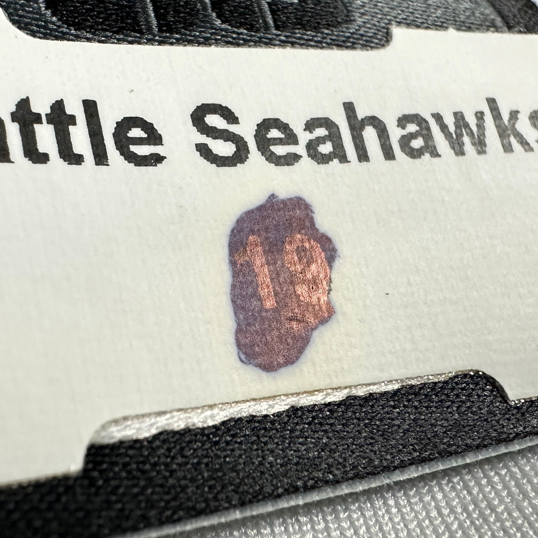 2013 Nike NFL Game Used Pants Seattle Seahawks Bryan Walters #19 Sz. 30 Socks