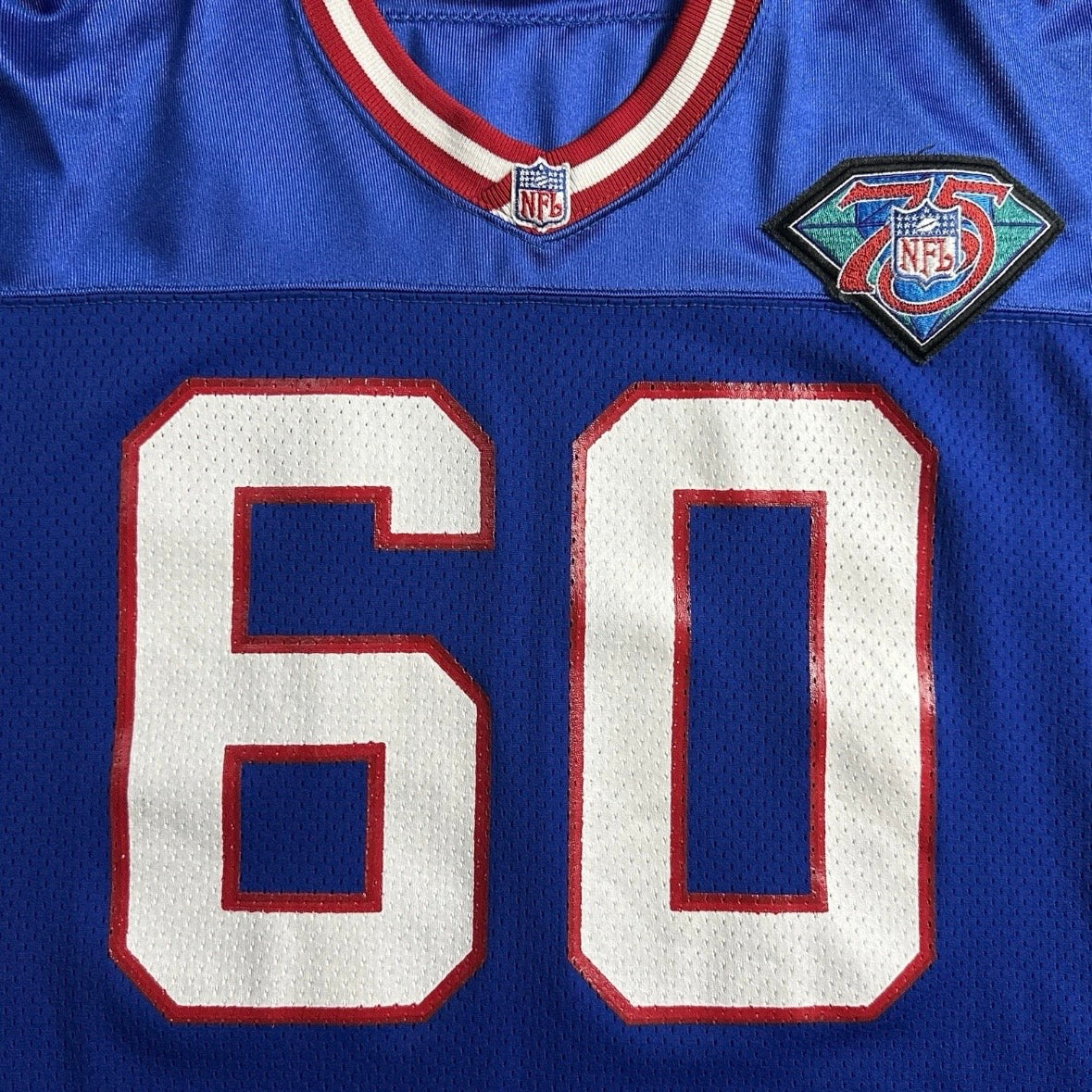 1994 Apex NFL Game Used Rookie Jersey New York Giants Jason Winrow 48 Ohio State