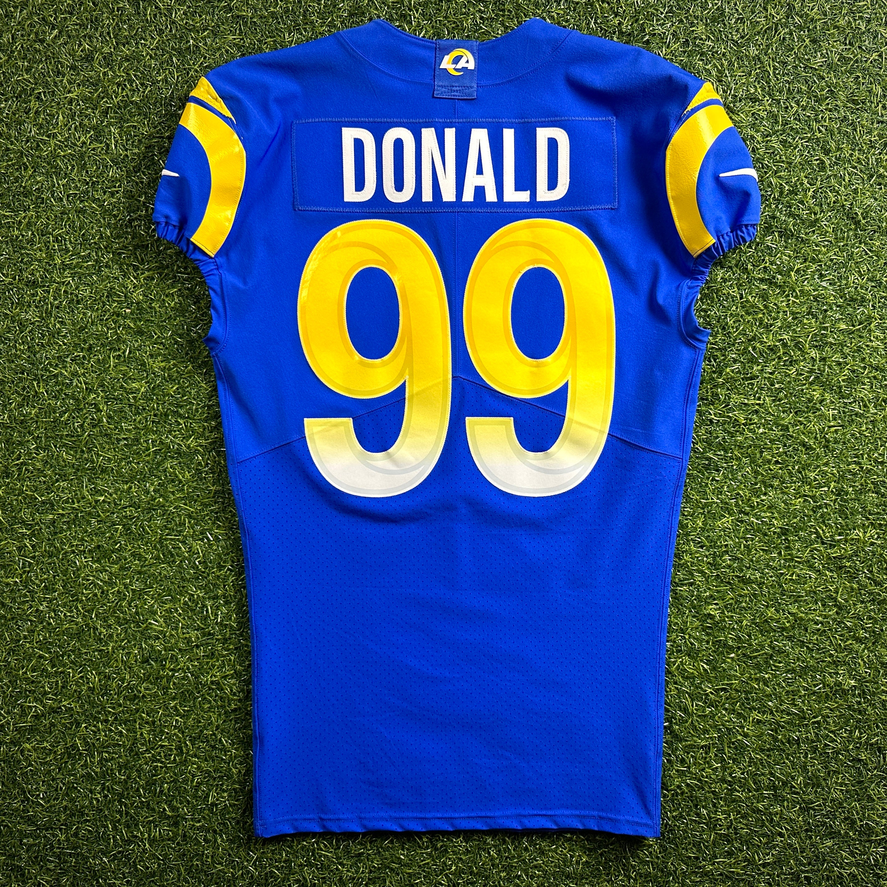 2021 Nike NFL Team Issued Jersey Los Angeles Rams Aaron Donald Crucial Catch 44