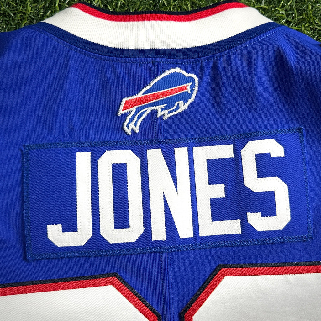 2018 Nike NFL Game Used Worn Jersey Buffalo Bills Taiwan Jones Team COA Captain