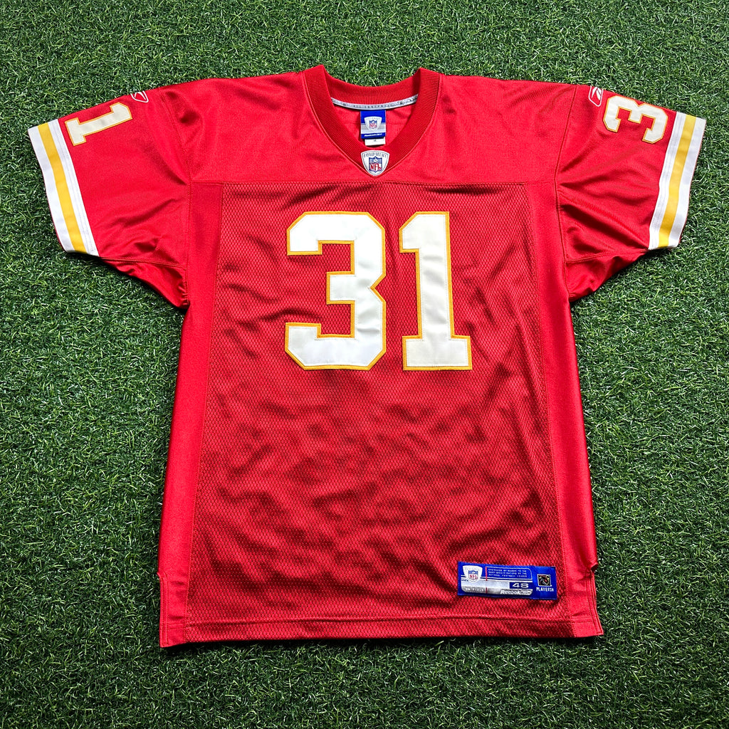 2004 Reebok NFL Authentic Jersey Kansas City Chiefs Priest Holmes Sz. 48 Vintage