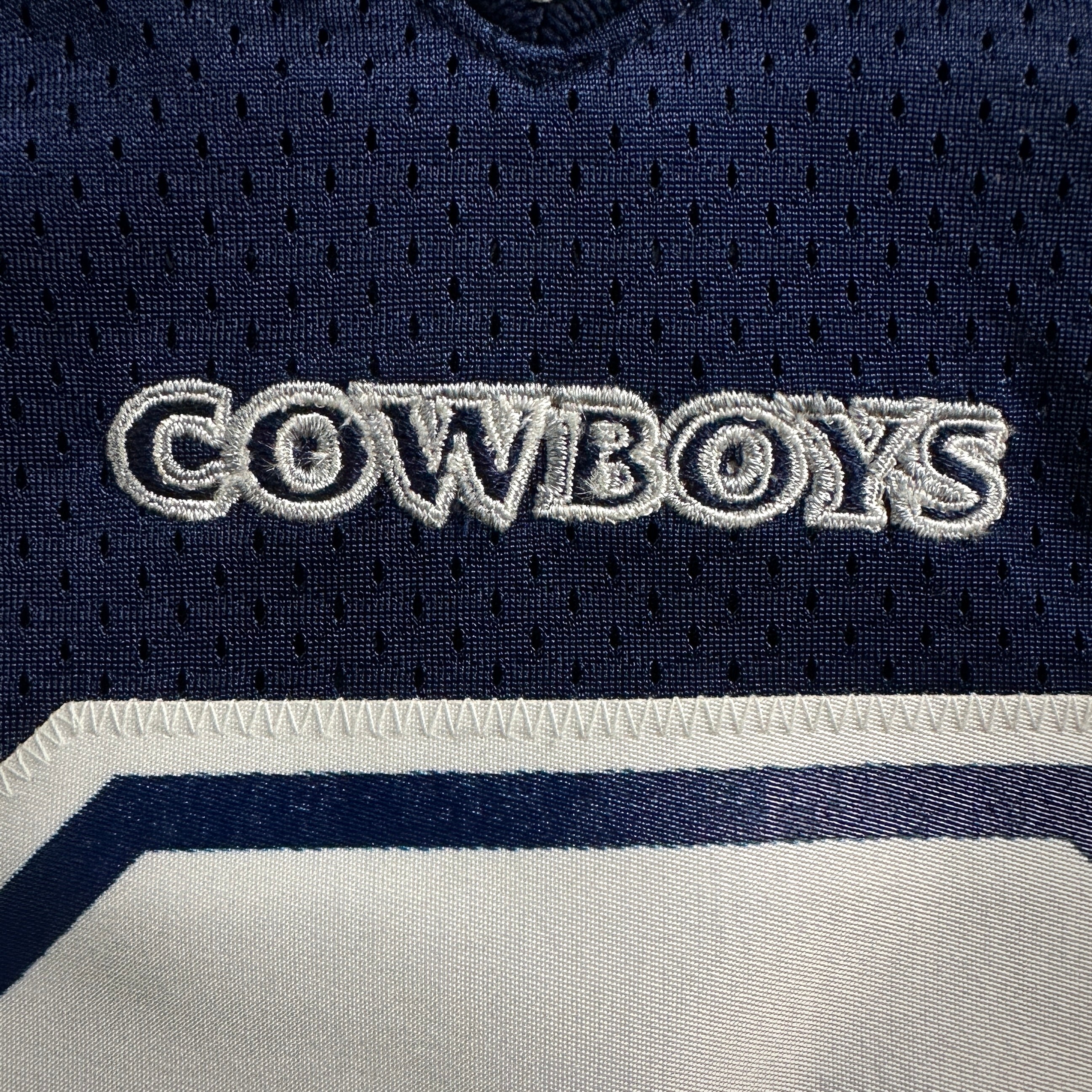 2000 Nike NFL Authentic Jersey Dallas Cowboys Troy Aikman Sz 48 Tom Landry Patch