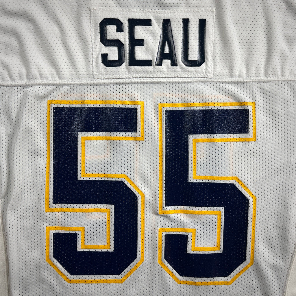 1993 Russell NFL Team Issued Game Jersey San Diego Chargers Junior Seau HOF