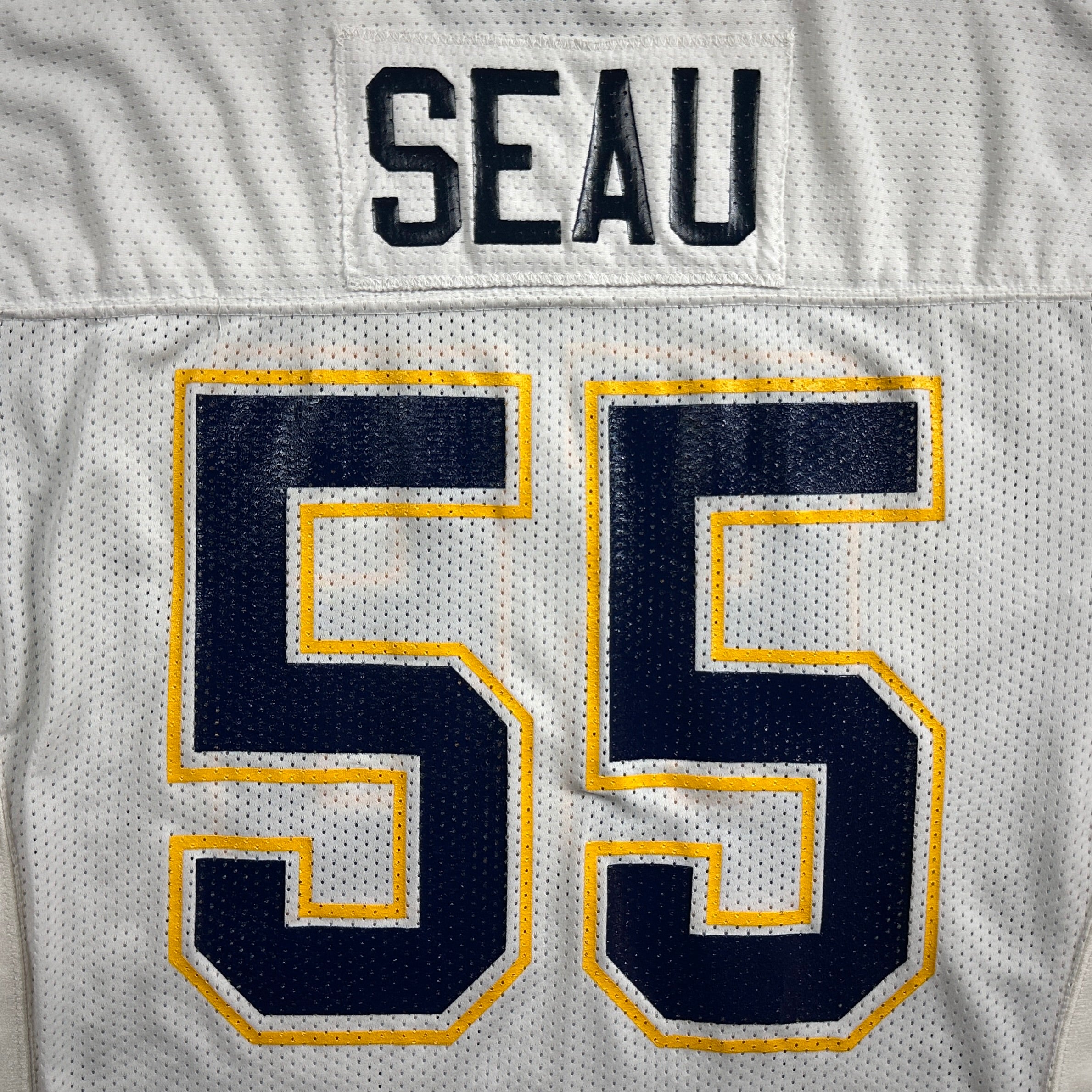 1993 Russell NFL Team Issued Game Jersey San Diego Chargers Junior Seau HOF