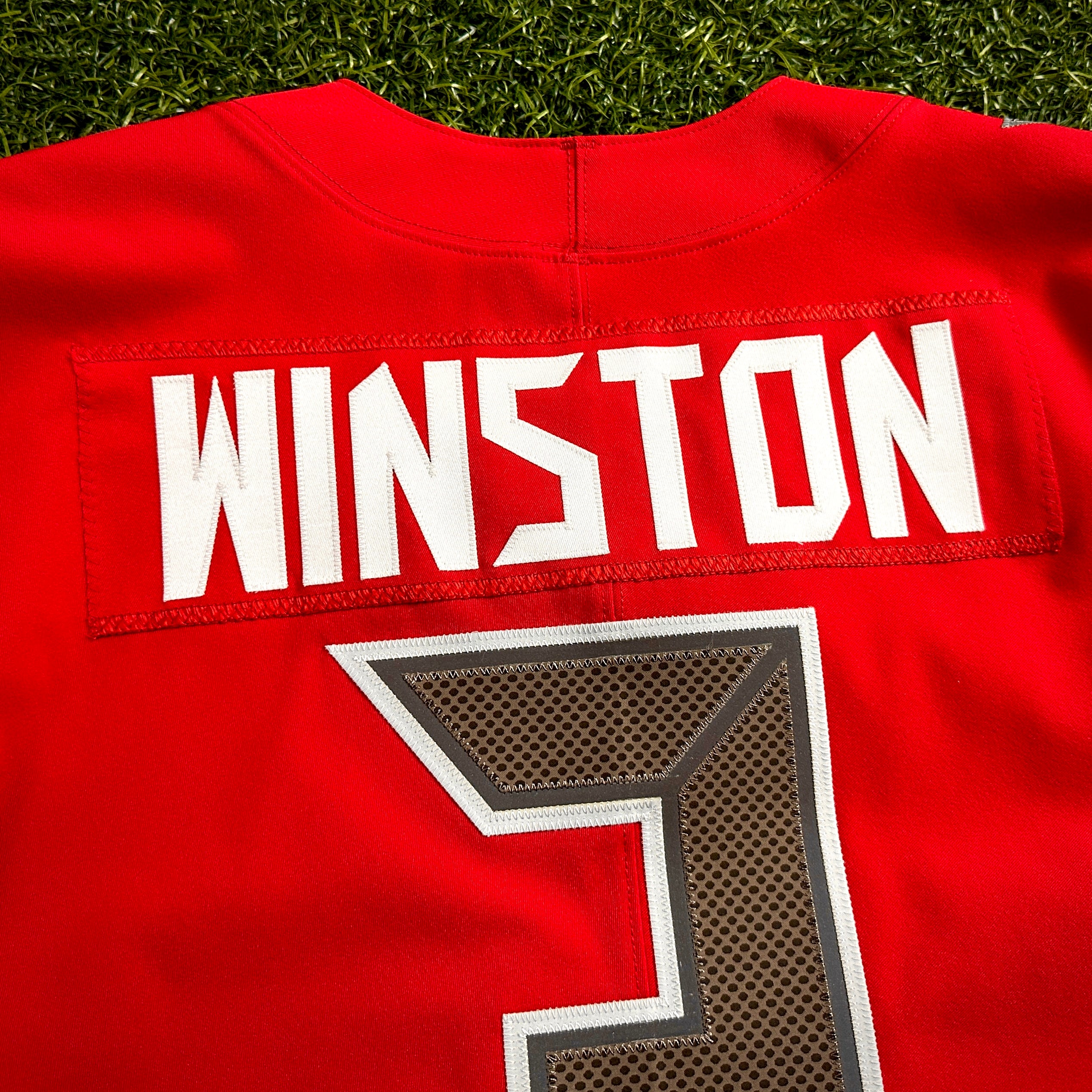 2017 Nike NFL Team-Issued Jersey Tampa Bay Buccaneers Jameis Winston Color Rush Sz. 44 L-BK
