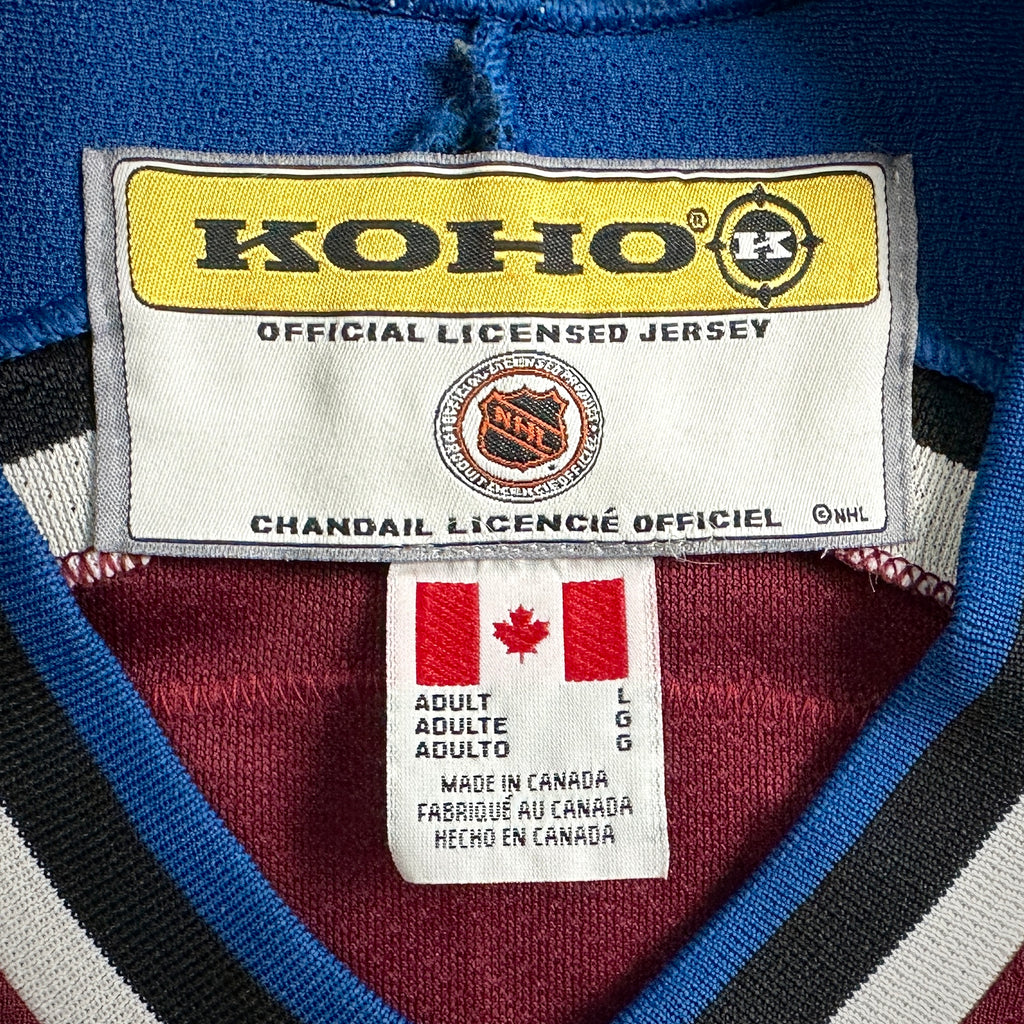 Koho NHL X NFL Mashup Jersey Colorado Avalanche John Elway Sz. L Denver Broncos