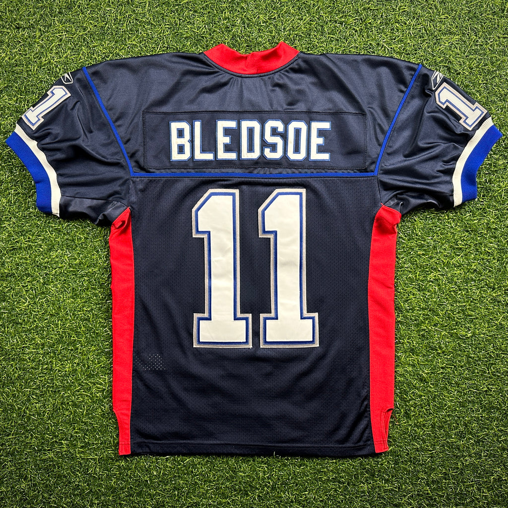 2002 Reebok NFL Authentic Jersey Buffalo Bills Drew Bledsoe Sz. 48 Vintage
