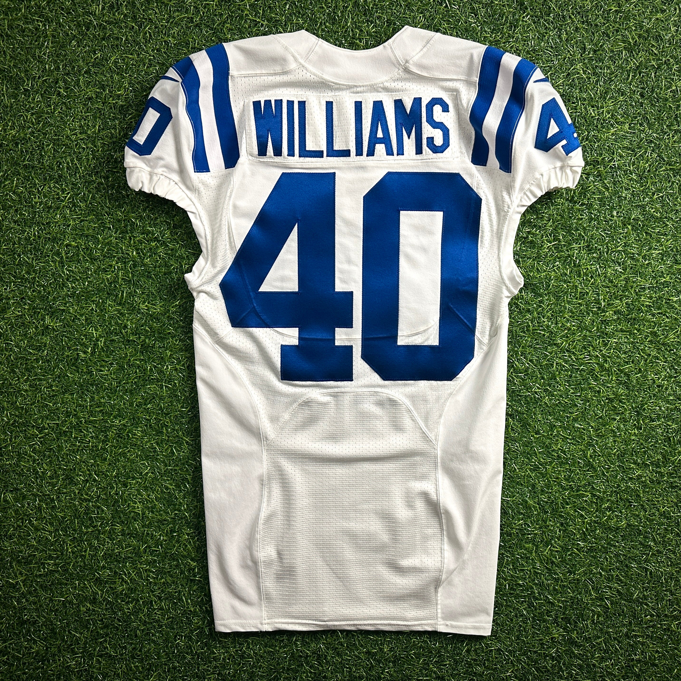 2019 Nike NFL Authentic Game-Issued Jersey Indianapolis Colts James Williams Team COA