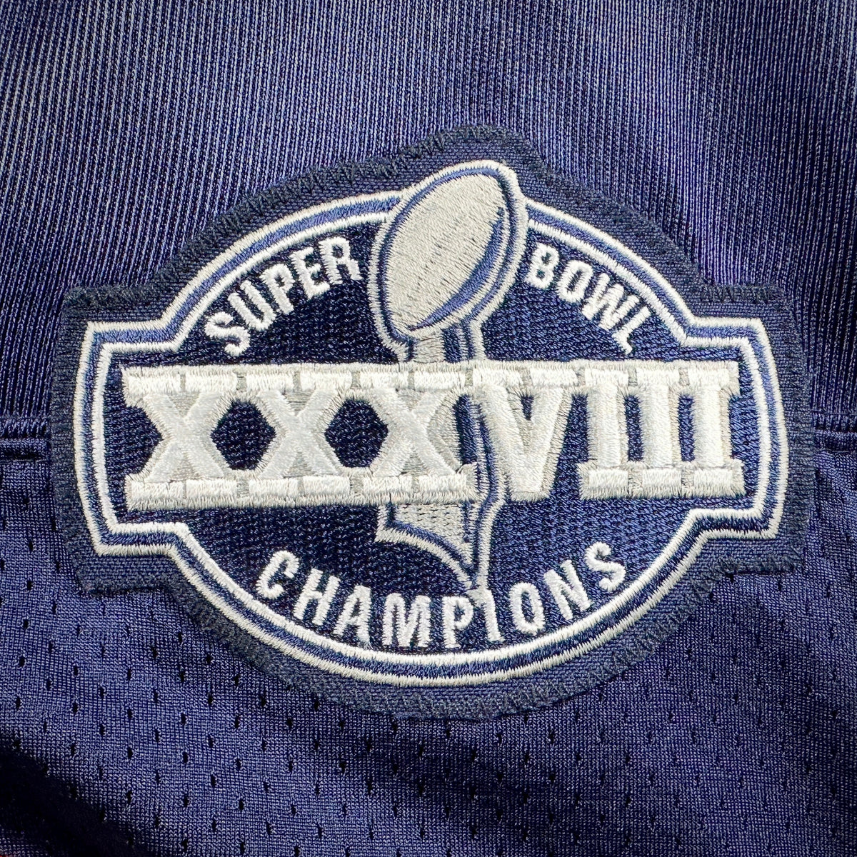 2004 Reebok NFL Authentic Jersey New England Patriots Tom Brady Sz 52 Super Bowl