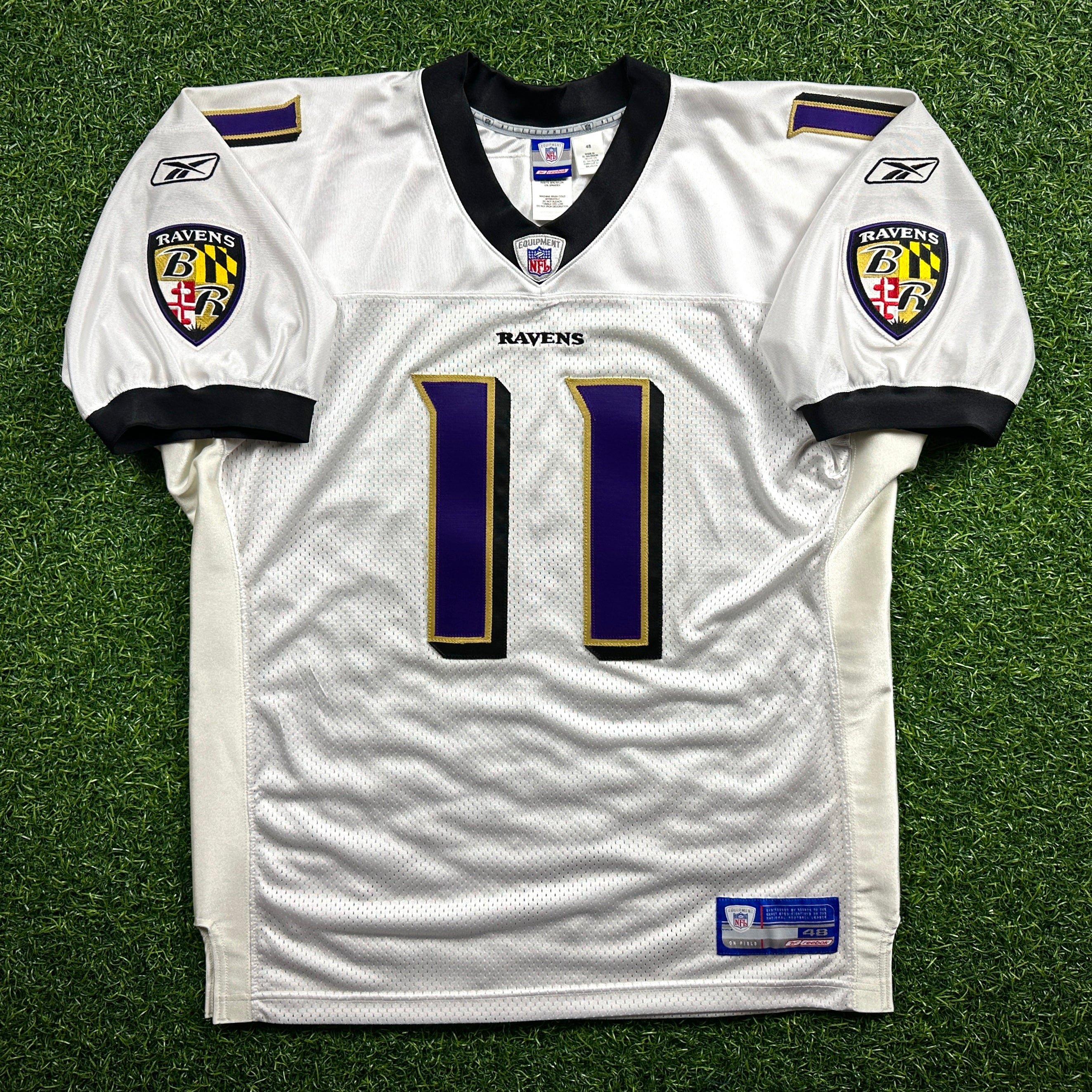 2002 Reebok NFL Authentic Jersey Baltimore Ravens Jeff Blake Sz. 48 Vintage QB