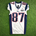 2014 Nike NFL Team-Issued Super Bowl XLIX Game Jersey New England Patriots Rob Gronkowski