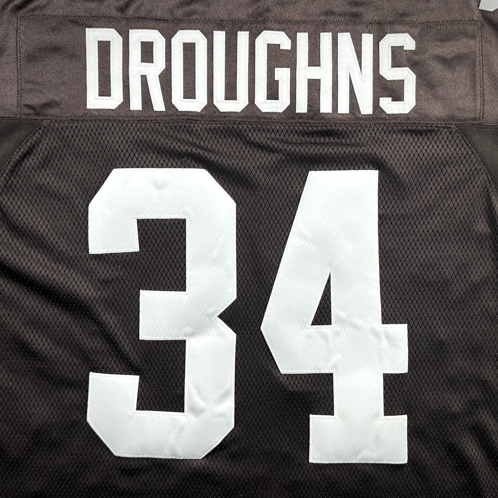 New! 2006 Reebok NFL Authentic Jersey Cleveland Browns Reuben Droughns Sz. 50 Vintage