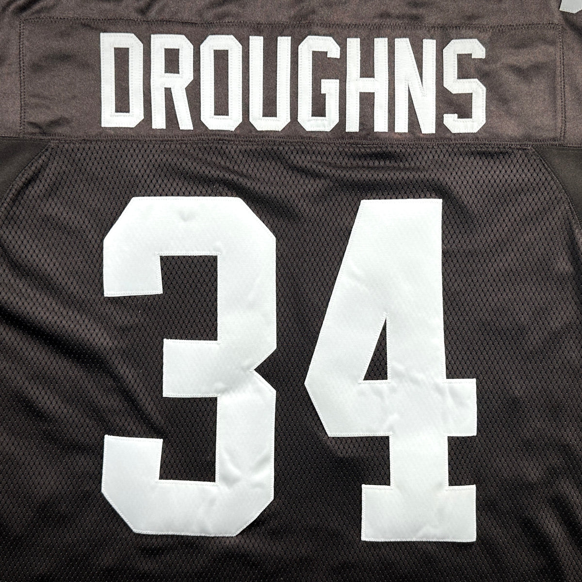 New! 2006 Reebok NFL Authentic Jersey Cleveland Browns Reuben Droughns Sz. 50 Vintage