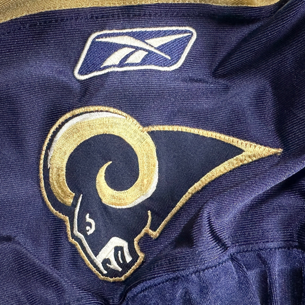 2003 Reebok NFL Game-Used Rookie Jersey St. Louis Rams Mike Furrey Sz. 44 Repairs