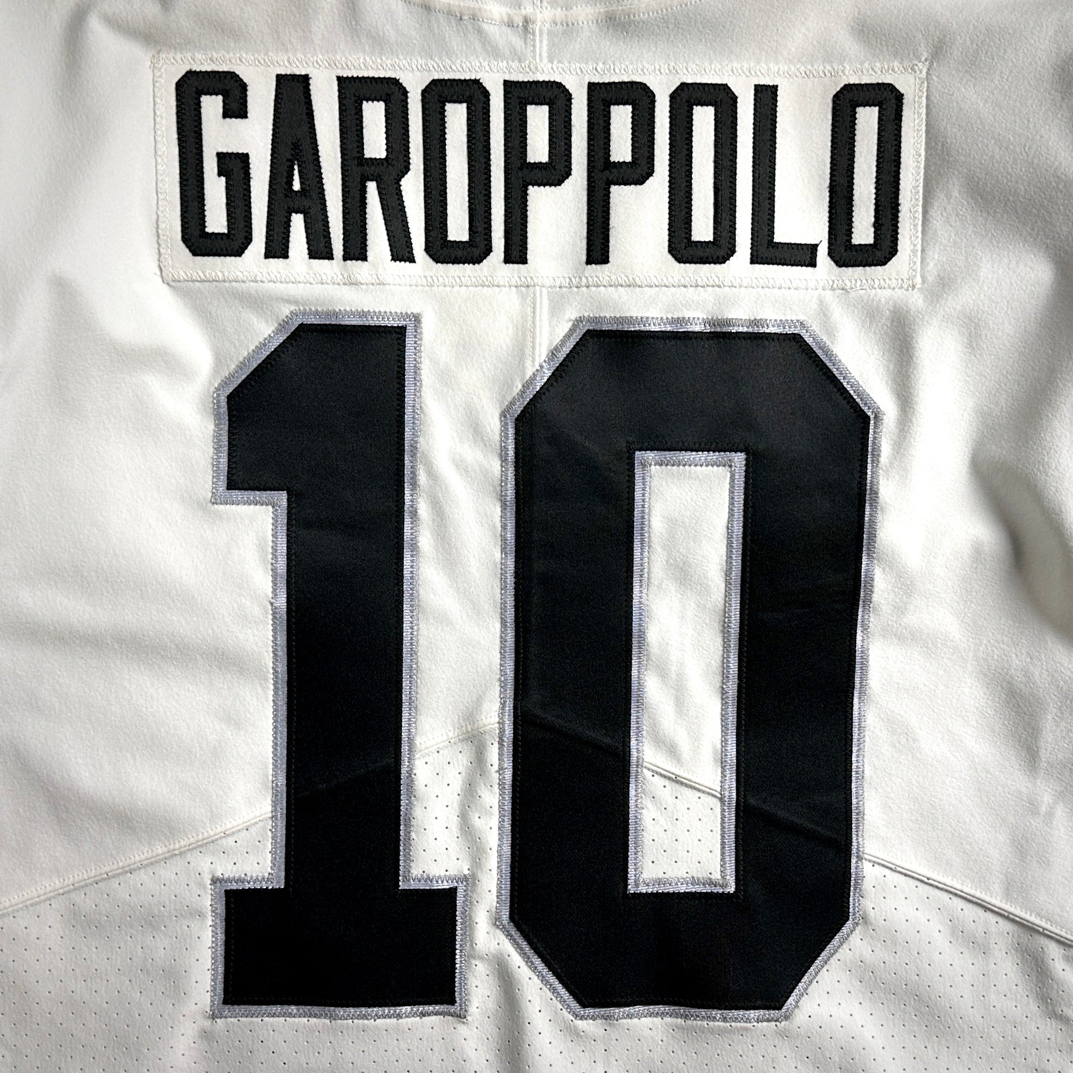 2023 Nike NFL Team Issued Game Jersey Las Vegas Raiders Jimmy Garoppolo Sz. 44