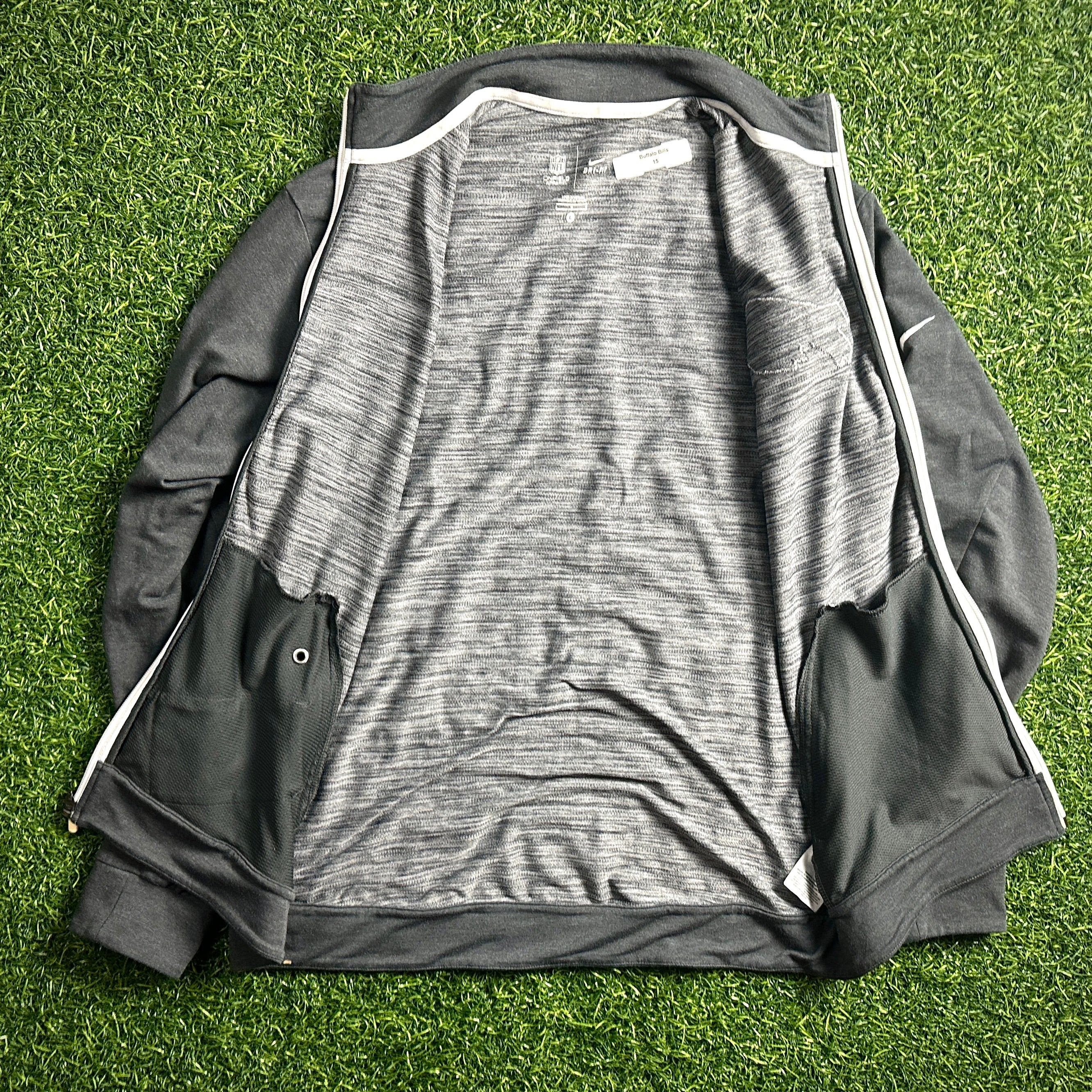 2022 Nuke NFL Team Issued Travel Jacket Buffalo Bills Jake Kumerow Sz. L Mafia