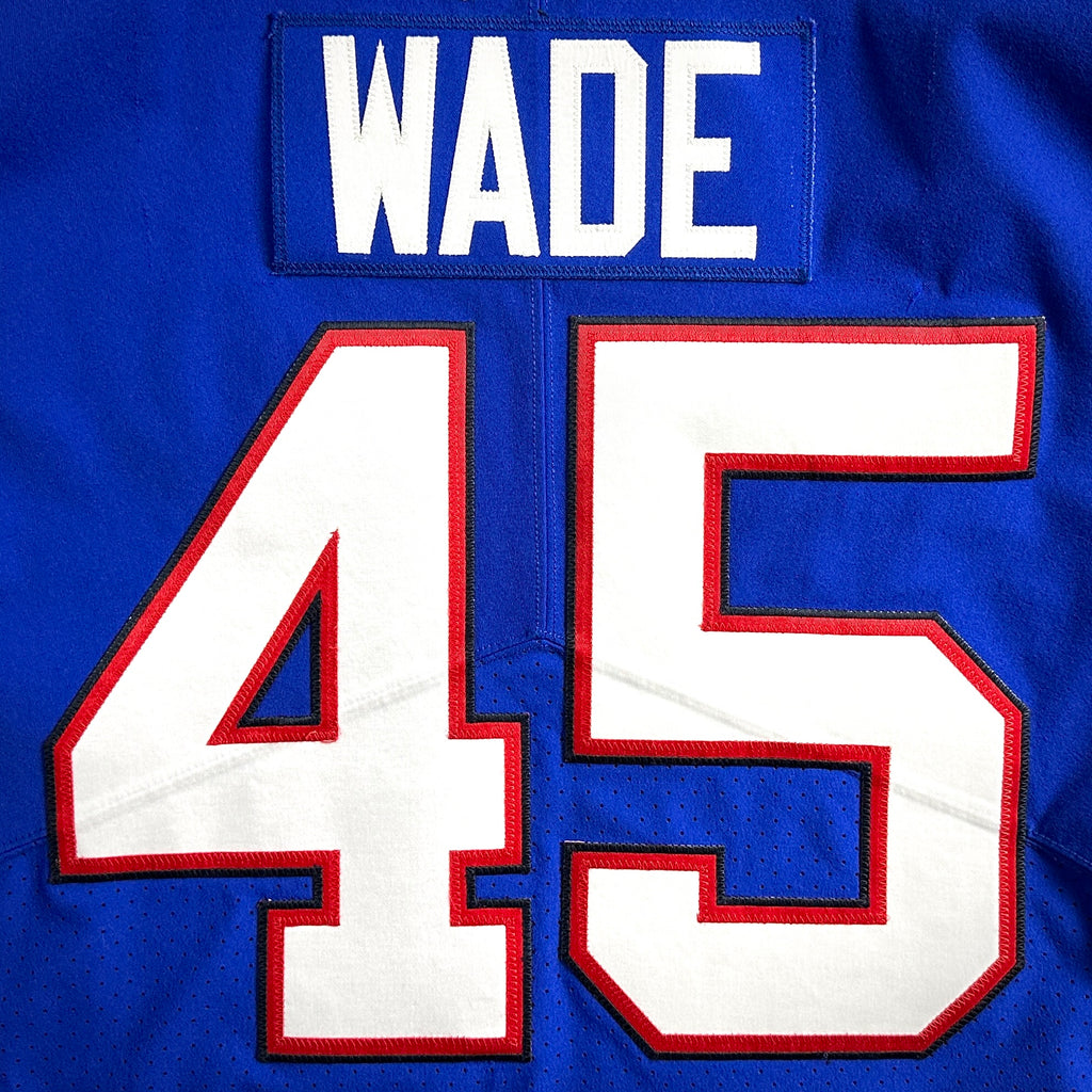 Nike NFL Game Used Blue Jersey Buffalo Bills Christian Wade & Marcus Murphy Team COA