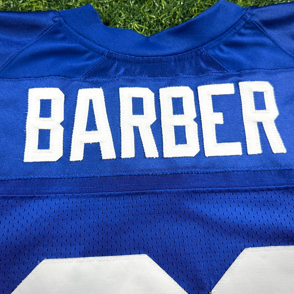 2002 Reebok NFL Authentic Jersey New York Giants Tiki Barber Sz. 52 Vintage