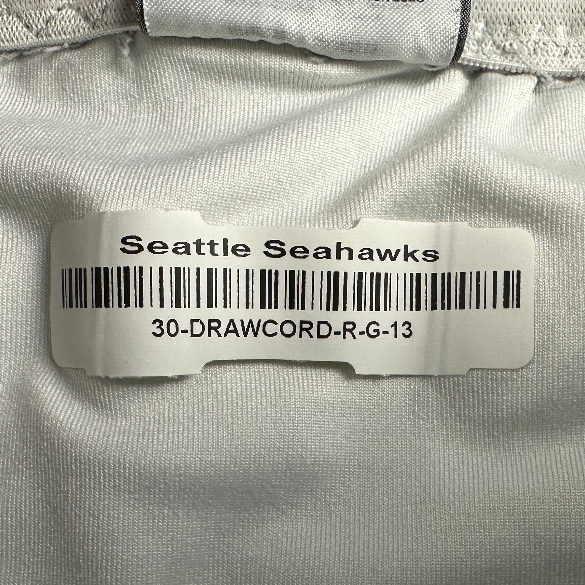 2013 Nike NFL Game Used Pants Seattle Seahawks Bryan Walters #19 Sz. 30 Socks