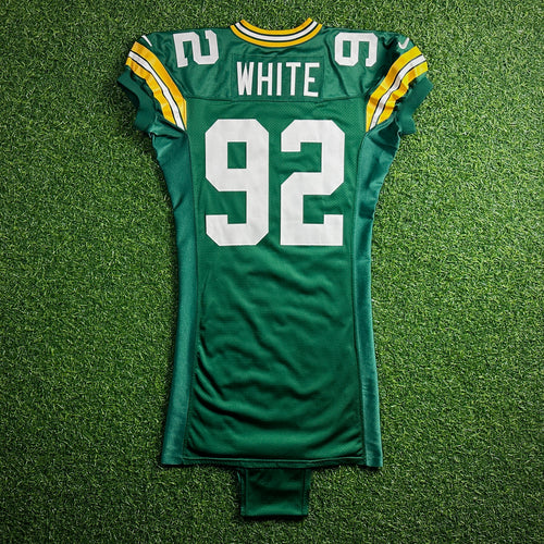 1997 Nike NFL Pro Line Team-Issued Game Jersey Green Bay Packers Reggie White Sz. 46 LINE Berlin WI