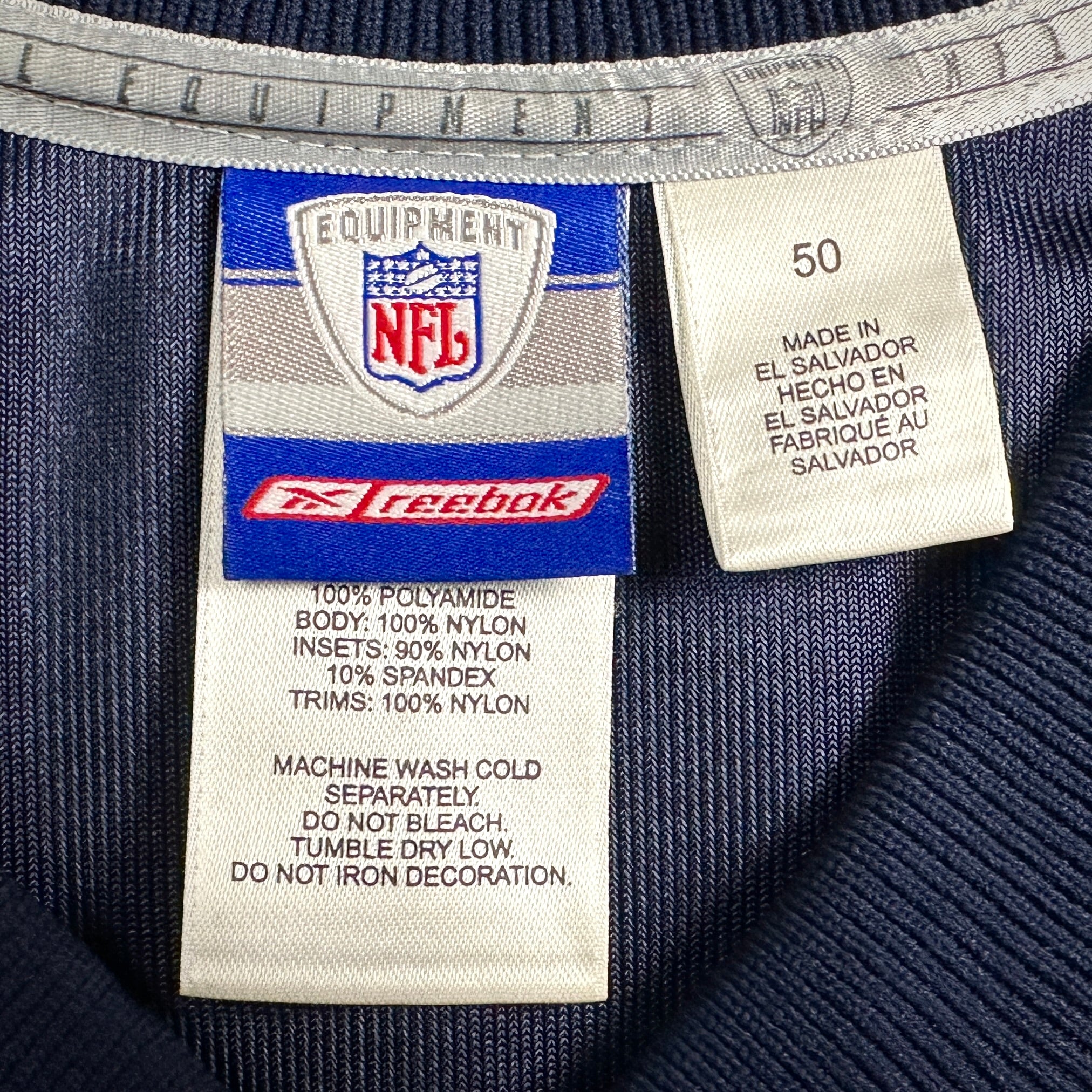 2003 Reebok NFL Authentic Jersey Chicago Bears Brian Urlacher Sz. 50 Soldier Field