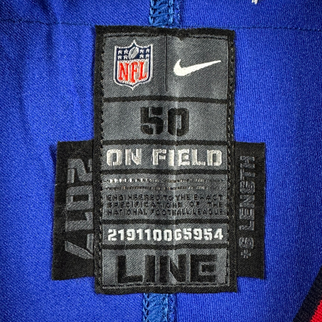 2017 Nike NFL Game-Used Jersey Buffalo Bills Ryan Groy Sz. 50 LINE Team COA