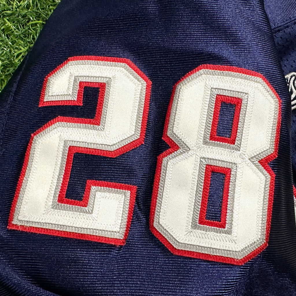 2004 Reebok NFL Authentic Jersey New England Patriots Corey Dillon Sz. 52 XXXVIII Banner Night