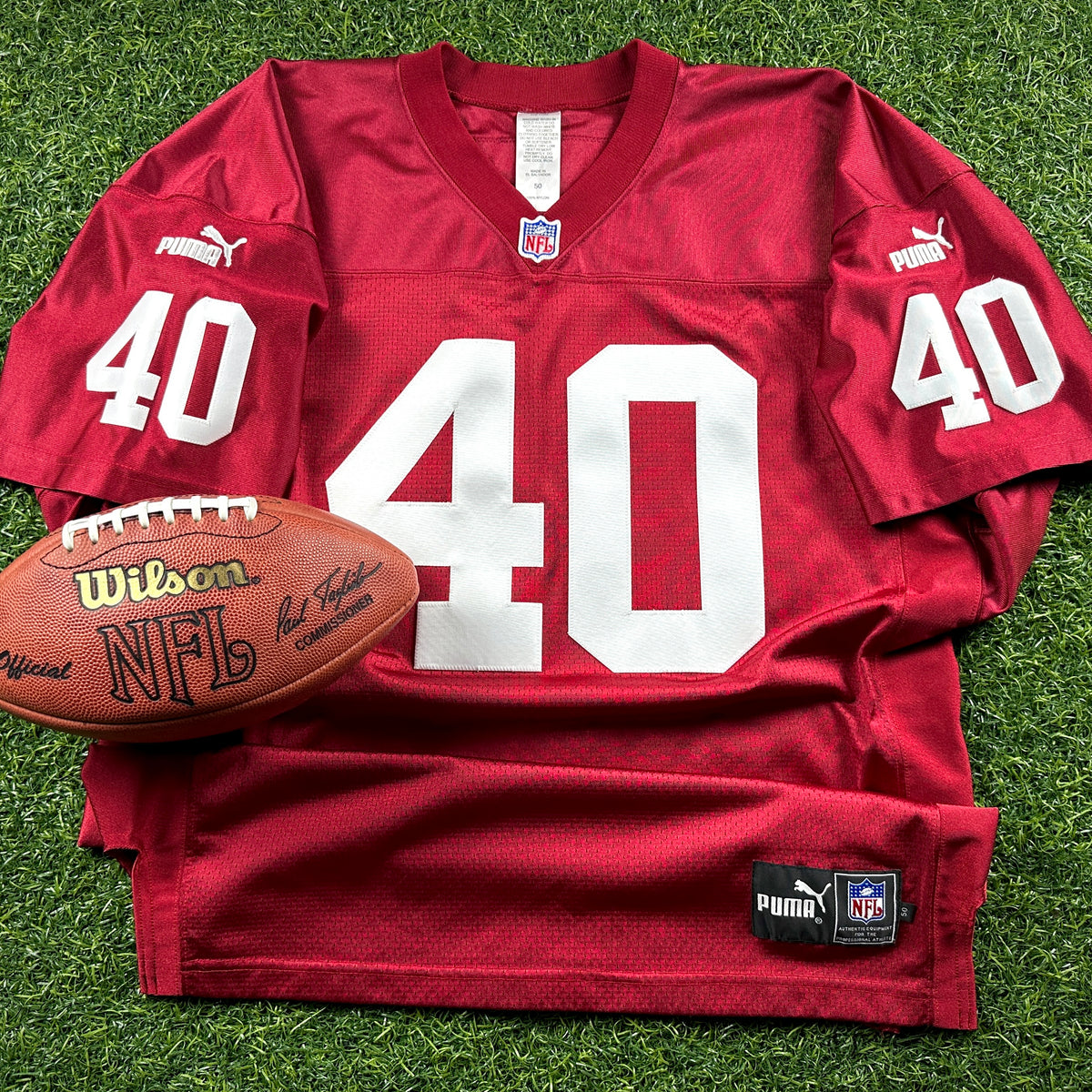 2000 Puma NFL Authentic Jersey Arizona Cardinals Pat Tillman Sz. 50 Vintage USA