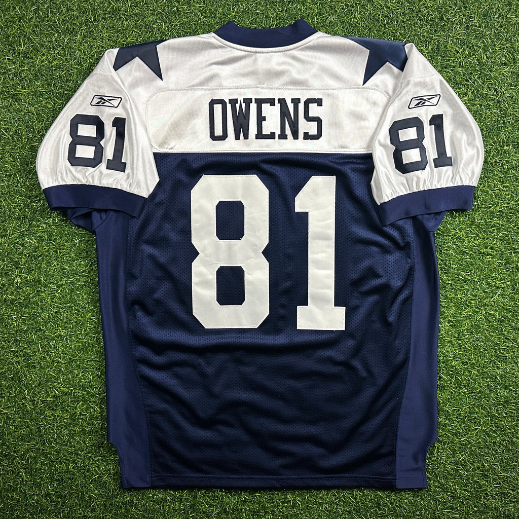 2006 Reebok NFL Authentic Jersey Dallas Cowboys Terrell Owens Sz. 52 Thanksgiving Throwback